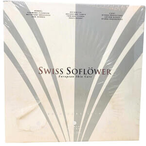 SEALED Nikken Swiss Soflower European Skin Care Trio: Cleanser Toner Lotion 15.2